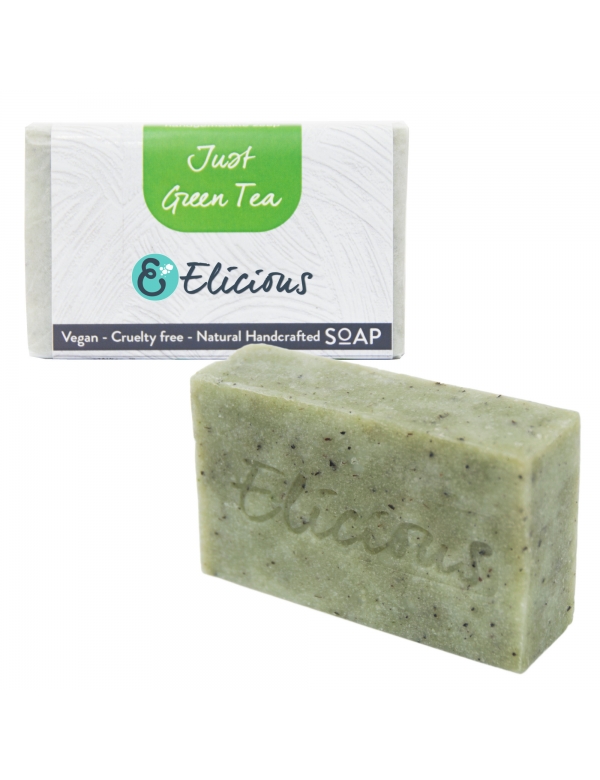 Elicious handgemaakte zeep - Just Green Tea
